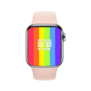 A rugged smartwatch with wireless calling, making and receiving calls, phone syncing, voice assistant, music player, 100+ exercise modes, pedometer, calorie activity tracker, compatible with Android and iPhone, and stylish, high-quality design.