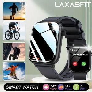 2025 New Smart Watch, IPX8 Waterproof Swimming Sports Watch, 2.03"e; Full Touch Screen | Wireless 5.0, Fitness Tracker, Call Answering, 100 Sport Modes, AI Watch Face, USB Rechargeable | Smart Watch for Men, for Android & for iPhone
