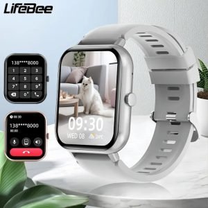 RESOPINDA Women'S Casual Fashion Smart Watch with Wireless Call, Remote Photo & Music Control, Alarm Clock, Calorie & Pedometer Tracker, Ultra-Thin Stainless Steel Band - Compatible with for iphone/Android, Perfect Gift for Women, Fitness Tracker, Sleek W