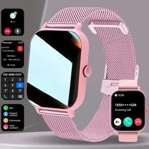 LIGE Classic Smartwatch for Men, 1.96"e; IPS+TFT Display, 240x280 Resolution, Multisport Tracker with 100+ Sports Modes, Water Resistant, 600mAh Battery, RTL8763EW Chip, Wireless 5.0, Magnetic Charging, Sleep Monitor, Alarm, Stopwatch, Sedentary Alert, Mess