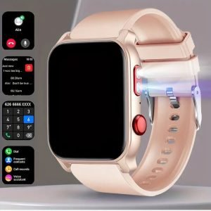 [GPS Sport Watch] Water-Proof GPS Smart Sport Watch, 1.43-Inch AMOLED/466*466 HD Full Touch Screen, GPT Function, Super Thin&Light with Stainless Steel Case, Supports Wireless Calling, Sports Tracking, 3ATM Deep, Outdoor Compass, Altitude Monitoring, Acti