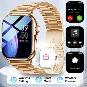 SENBONO Men'S Tactical Smart Watch - Wireless, HD Touchscreen, Step Counter, Multi-Sport Tracker, Compatible with iOS/Android, 1.39&quote; IPS+TFT Display, Rechargeable 400mAh Battery, Magnetic Charging, Realtek8762DK Chip, Tactical Style, Tactical Watch | Tact