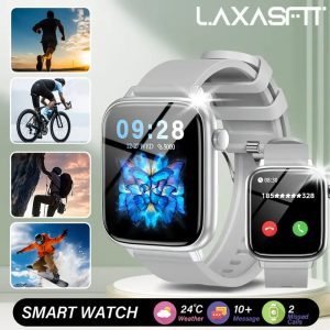 SENBONO Men'S Tactical Smart Watch - Wireless, HD Touchscreen, Step Counter, Multi-Sport Tracker, Compatible with iOS/Android, 1.39&quote; IPS+TFT Display, Rechargeable 400mAh Battery, Magnetic Charging, Realtek8762DK Chip, Tactical Style, Tactical Watch | Tact