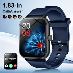 Little Meatball Smart Watch with Fitness Tracker, Music Player, Sedentary Reminder, Calculator - USB Rechargeable Battery 1000mAh, Compatible with Android & iPhone, Modern Design For Sports & Outdoor Activities