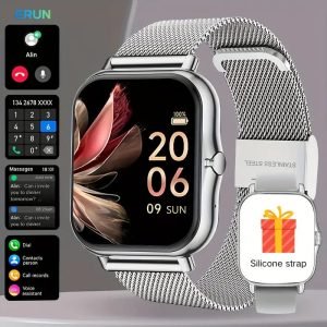 CANMIXS 1.85"e; Large Screen Smart Watch,, 710mAh Long Battery Life, LED Flashlight, Wireless Calls, 3D Animated UI, Sleep Monitoring, & Step Counter, Compatible with iPhone/Android, Perfect Gift for Men and Women Outdoor Enthusiasts, Outdoor Activity Track