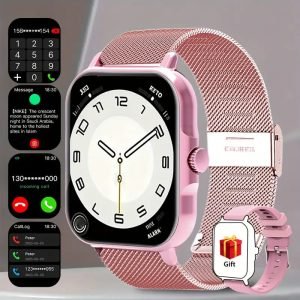 LIGE Smartwatch for men, IPX8 High Quality, 2.13-inch AMOLED screen, 100+ Sport mode, wireless call, Weather Display, 850mAh battery, 100 days of battery life, Sports Watch for iPhone and Android, black/grey