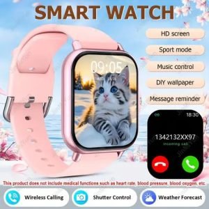 RESOPINDA Women'S Casual Fashion Smart Watch with Wireless Call, Remote Photo & Music Control, Alarm Clock, Calorie & Pedometer Tracker, Ultra-Thin Stainless Steel Band - Compatible with for iphone/Android, Perfect Gift for Women, Fitness Tracker, Sleek W